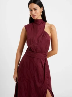 Aba Eco Satin Midi Dress