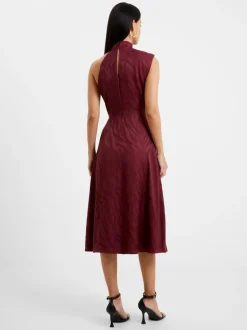 Aba Eco Satin Midi Dress