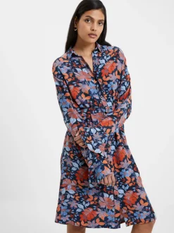 Adalina Eco Delphine Drape Shirt Dress