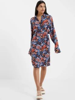 Adalina Eco Delphine Drape Shirt Dress