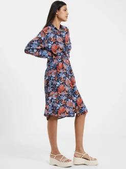 Adalina Eco Delphine Drape Shirt Dress