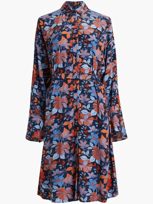 Adalina Eco Delphine Drape Shirt Dress