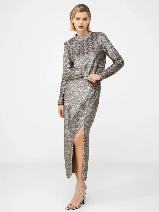 Adalynn Sequin Midi Skirt