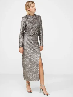 Adalynn Sequin Midi Skirt