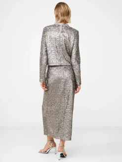 Adalynn Sequin Midi Skirt