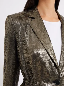 Alara Molten Metallic Suit Jacket
