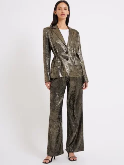 Alara Molten Metallic Suit Jacket