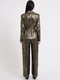 Alara Molten Metallic Suit Jacket