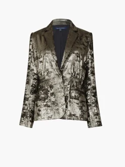 Alara Molten Metallic Suit Jacket