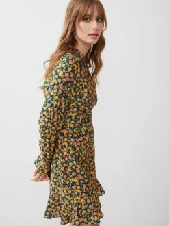 Aleezia Flavia Textured Mini Dress