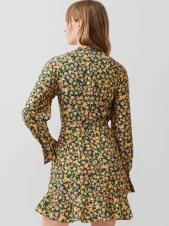 Aleezia Flavia Textured Mini Dress