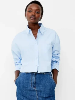 Alissa Cotton Cropped Shirt