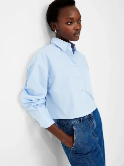 Alissa Cotton Cropped Shirt