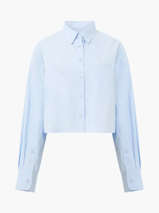 Alissa Cotton Cropped Shirt