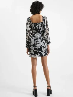 Ally Dinah Crinkle Ruched Mini Dress