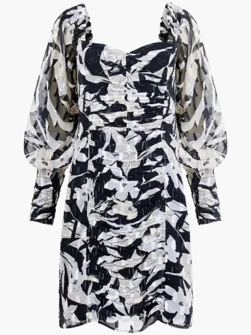 Ally Dinah Crinkle Ruched Mini Dress