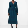 Animal Empire Waist Midi Dress