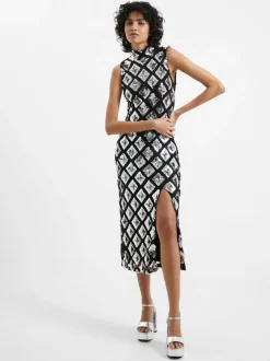Axel Embellished Midi Dress