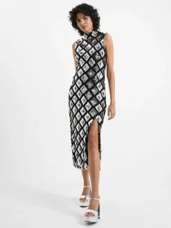 Axel Embellished Midi Dress