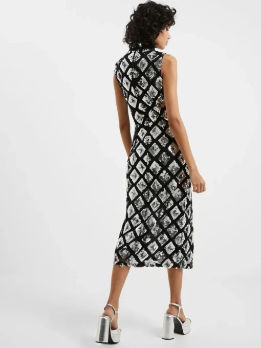 Axel Embellished Midi Dress