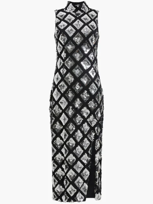 Axel Embellished Midi Dress