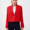 Azzurra Tweed Cropped Blazer