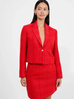 Azzurra Tweed Cropped Blazer