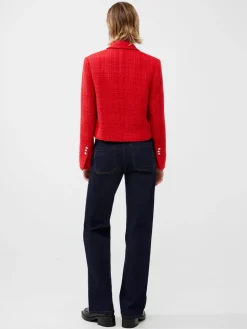 Azzurra Tweed Cropped Blazer
