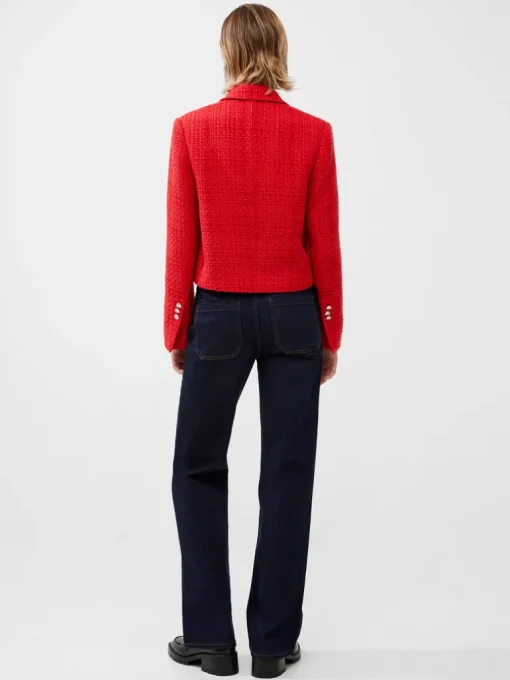 Azzurra Tweed Cropped Blazer