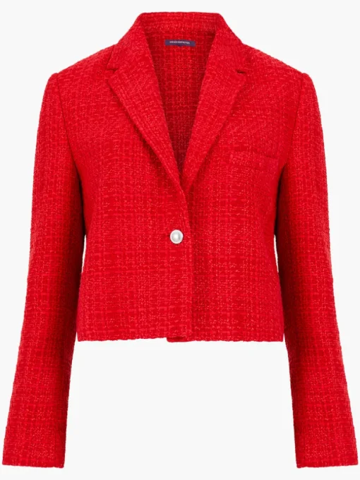 Azzurra Tweed Cropped Blazer