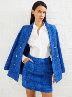 Azzurra Tweed Mini Skirt