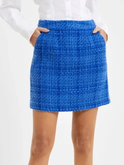 Azzurra Tweed Mini Skirt