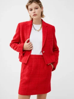 Azzurra Tweed Mini Skirt