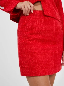 Azzurra Tweed Mini Skirt