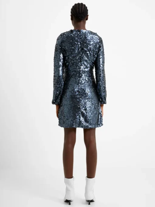 Bisma Sequin Wrap Mini Dress