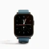Blue Silicone Strap Watch with Digital Dial
