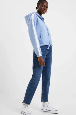 Boxy Panel Sleeves Hoodie