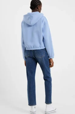 Boxy Panel Sleeves Hoodie