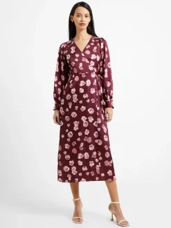 Bronwen Aleeya Satin Midi Dress