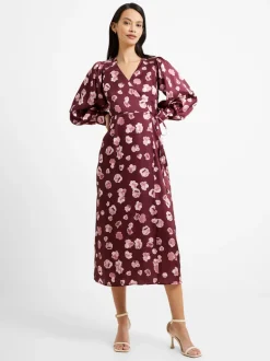 Bronwen Aleeya Satin Midi Dress