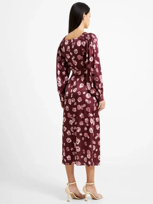 Bronwen Aleeya Satin Midi Dress