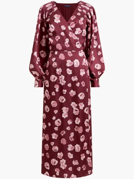 Bronwen Aleeya Satin Midi Dress