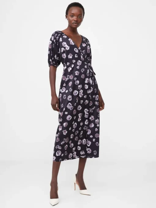 Bronwyn Aleeya Satin Midi Dress