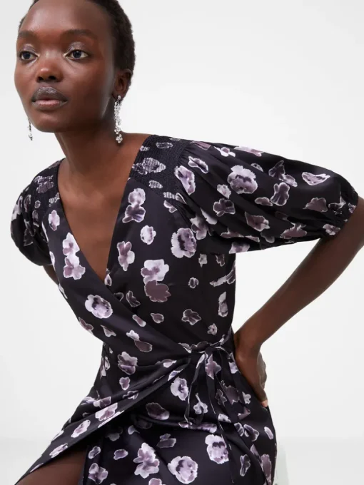 Bronwyn Aleeya Satin Midi Dress