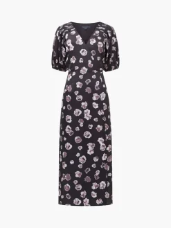 Bronwyn Aleeya Satin Midi Dress