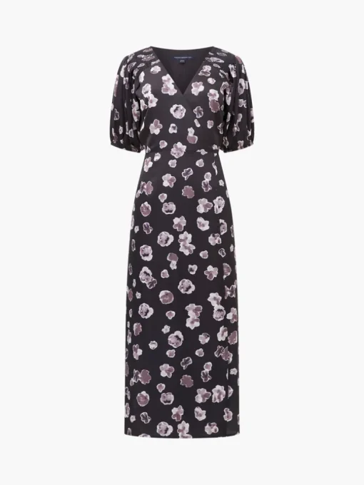 Bronwyn Aleeya Satin Midi Dress
