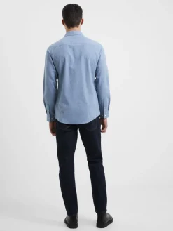 Brushed Melange Long Sleeve Shirt