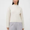 Cable Knit Arm High Neck Jumper