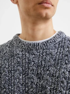 Cable Knit Crew Neck Jumper