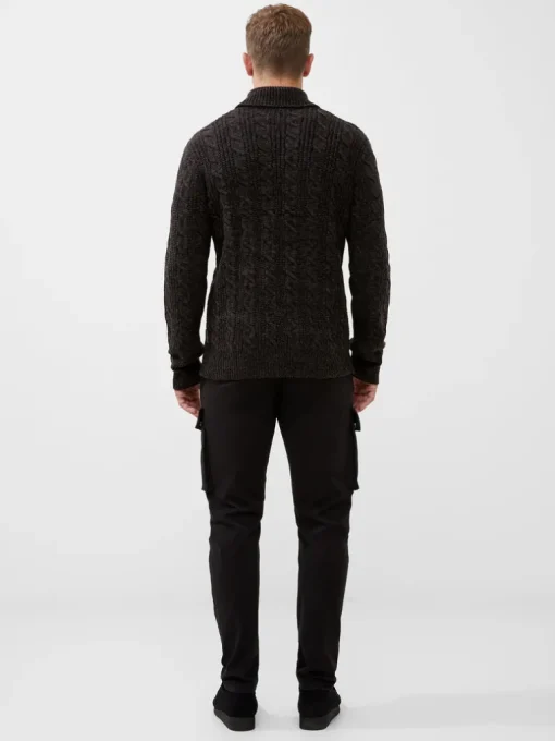 Cable Knit Roll Neck Jumper